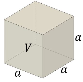 体積の計算 立方体 製品設計知識