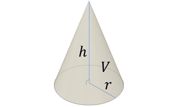 体積の計算 円錐 製品設計知識